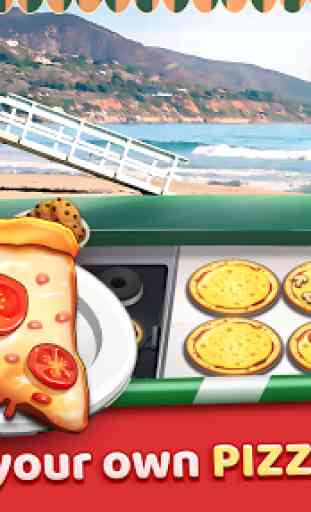 Pizza Truck California - Fast Food Cooking Game 1