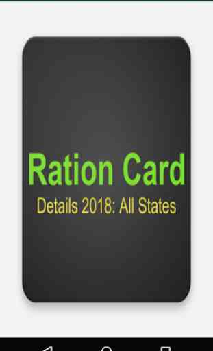 Ration Card Details 2018 All States 1