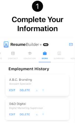 Resume Builder App Free - PDF Templates & CV Maker 1