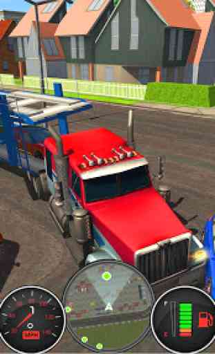 simulateur de camion de transporteur de voiture 19 3