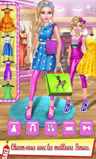 Simulateur de mode shopping: jeu fille 3