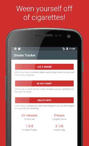 Smoke Tracker - Ween Yourself Off Cigarettes 1
