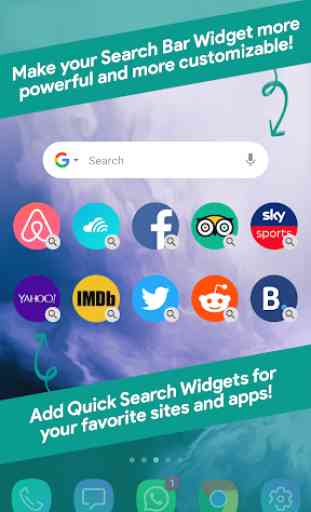 Start Search Bar - custom web search widget 1