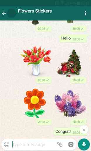 Stickers Fleurs Pour WhatsApp 3