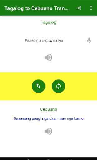 Tagalog to Cebuano Translator 3
