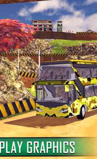 US Army Bus Driver 2019: Soldier Transport Games 4