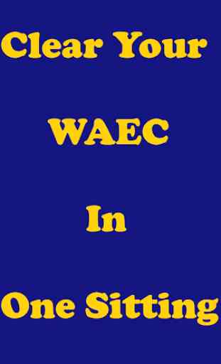2020 WAEC Past Questions & Answers 2
