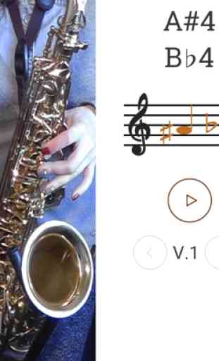 2D Saxophone Doigté 4