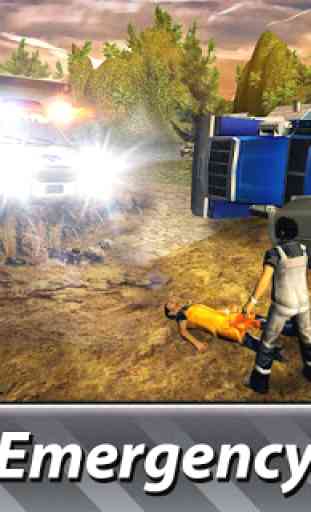 Ambulance Truck Simulator: Offroad urgence 2