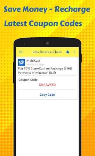 App for Idea Recharge & Idea balance check 4