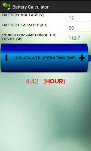 Battery Calculator 2