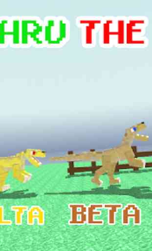 Blocky Dino Park: Raptor Attack 2