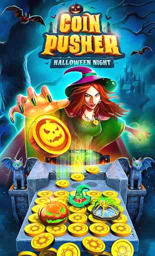 Coin Pusher Halloween Night - Haunted House Casino 1