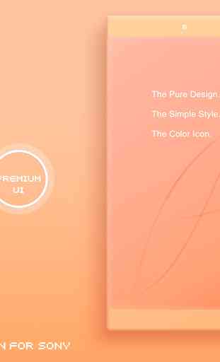 COLOR™ Theme | ORANGE Xperia - Design For SONY  1