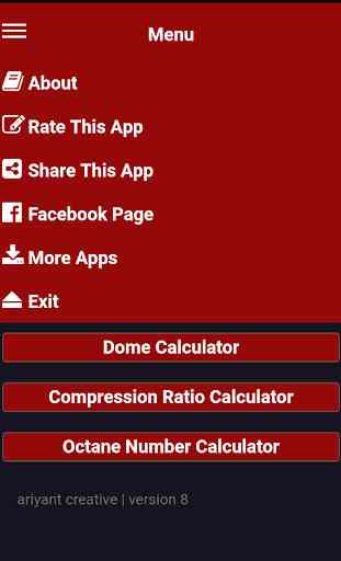 Compression Ratio Calculator 1