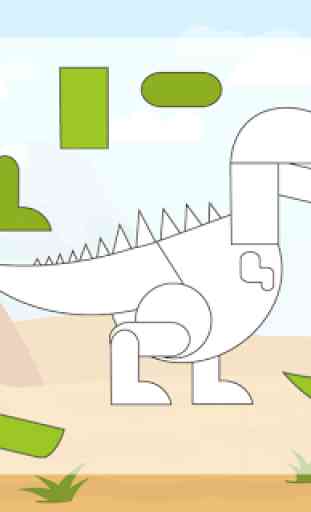 DinoPuzzle Puzzle pour enfants 1
