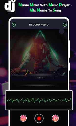 DJ Name Mixer With Music Player - Mix Name To Song 4