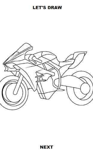 Draw Motorcycles: Sport 4
