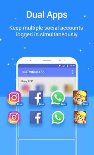 Dual Space - Multiple Accounts For All Social Apps 2