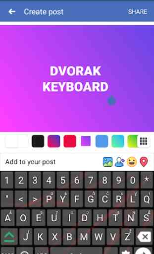 Dvorak English Keyboard : Infra Keyboard 2