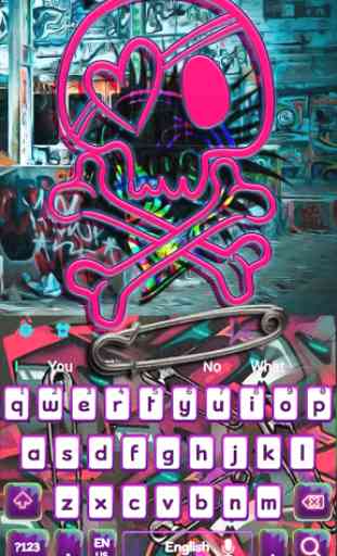 Emo Graffiti Keyboard 4
