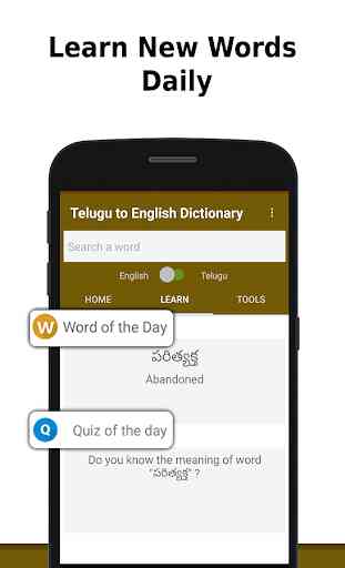 English to Telugu Dictionary offline & Translator 4