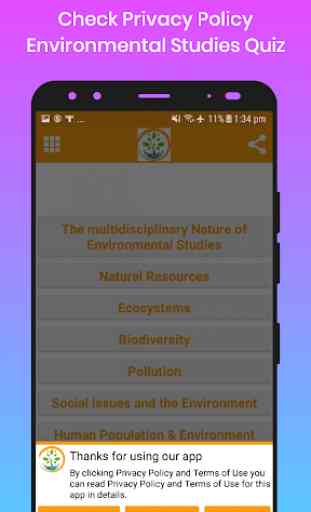 Environmental Studies Quiz 2