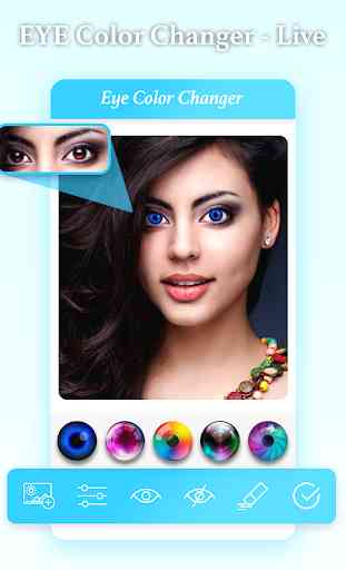 Eye Color Changer Editor - Hugs Lenses 1