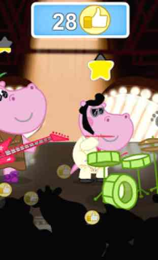 Fête de la musique pour enfants: Hippo Super star 1