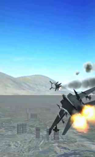Fighter jet Dogfight Chase Air Combat Simulator 2