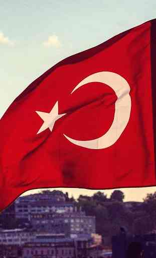 Fond d'écran drapeau turc 1
