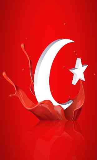 Fond d'écran drapeau turc 2