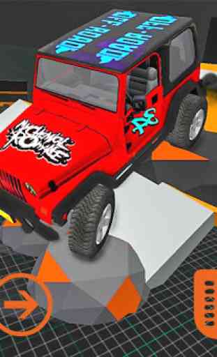 Fury Monster Jeep Parking: Conduite de camion tout 3
