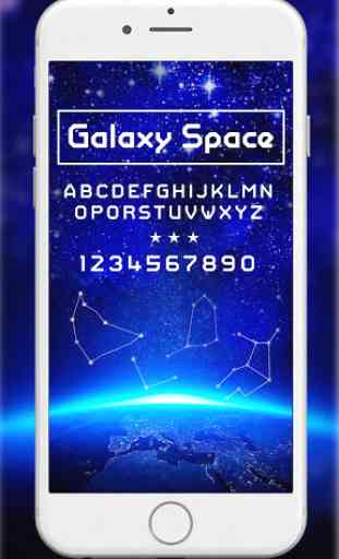 Galaxy Space Font Samsung FlipFont,Cool Fonts Free 1