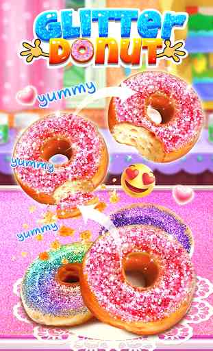 Glitter Donut - Trendy & Sparkly Food 4