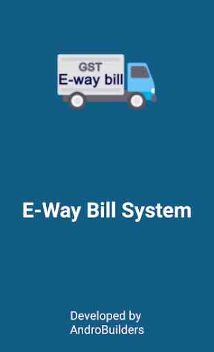 GST E-Way Bill System 1