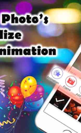 Happy Birthday Video Maker With Song, Name & Photo 2