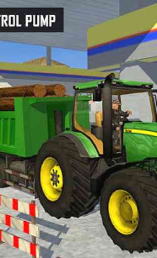 Heavy Tractor Cargo Driving:Rural Farming Sim 2018 4