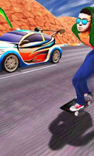 Highway Stunts: Skateboard Game 3