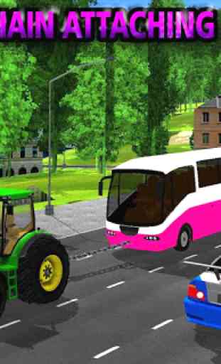 Hinaus traktorin simulaattori: vedä bussipeli 2