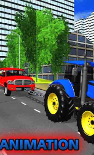 Hinaus traktorin simulaattori: vedä bussipeli 3