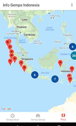 Info Gempa Indonesia,  Bersumber dari BMKG 3