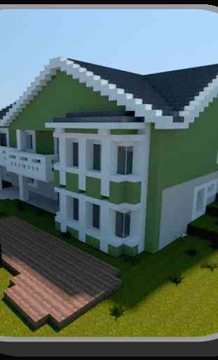 Maison moderne pour Minecraft 1