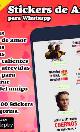 Mejor Stickers de Amor frases memes WAStickerApps 1