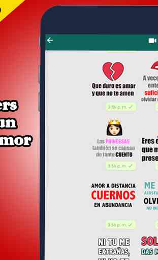 Mejor Stickers de Amor frases memes WAStickerApps 3