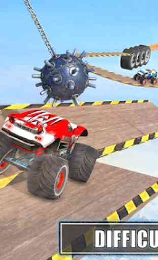Monster Truck Stunt Race : Impossible Track Games 1
