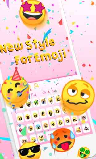 Nouveau style Emoji Keyboard 1