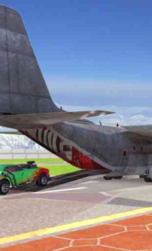 Parachute Stunt Master: Car Transporter Game 2