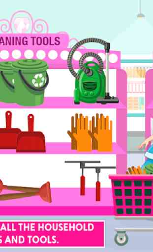 Pink Princess Grocery: Cash Register Supermarket 2