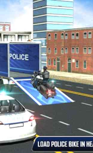 Police Plane Moto Transporter 1